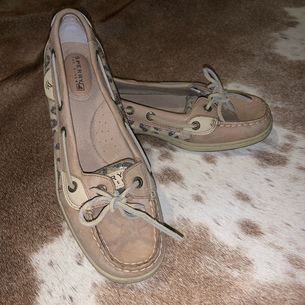 Cheetah and sequin Sperry’s
